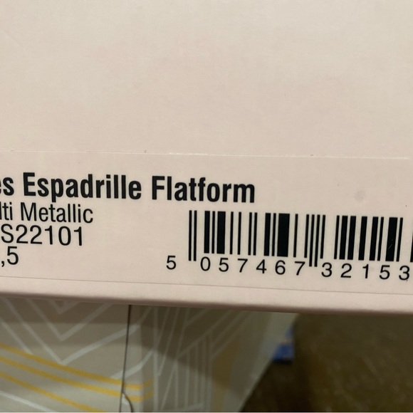 Sophia Webster Wedges Heels Ines Espadrille Metallic Cork Shoes 8 - Picture 12 of 12